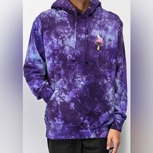 RIPNDIP Psychedelic Nerm Purple Tye Dye Hoodie